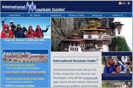  International Mountain Guides   one of the best mountaineering agency.
