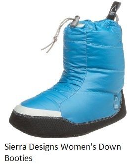 sierra designs down booties women's
