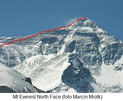 mt everest north face